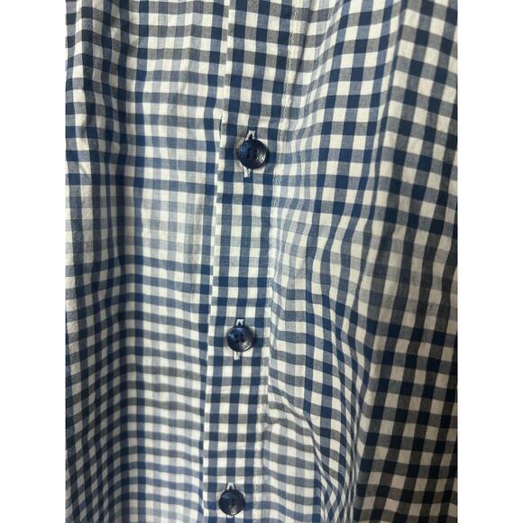 Ryan Seacrest Men's Short Sleeve Casual Button Up Shirt Size Large Blue Cotton - Picture 3 of 5